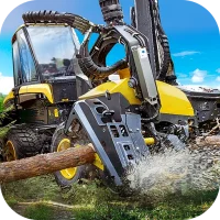 Logging Harvester Truck